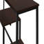 Table d'appoint, console de salon, table de vestibule, table d'appoint étroite avec structure en métal