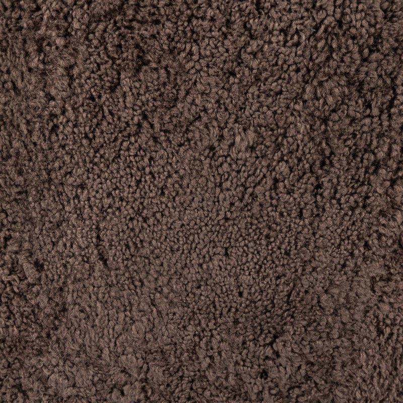 Julius Swivel Chair, Cocoa Shearling