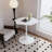 Modern Octagonal Coffee Table With MDF Table Top & Metal Base-1935366953