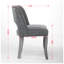 Chaises de salle à manger rembourrées en bois d'hévéa massif l 22,8 po x P 20 po x H 35,2 po A&A Furniture-129541495-129541492-129541493