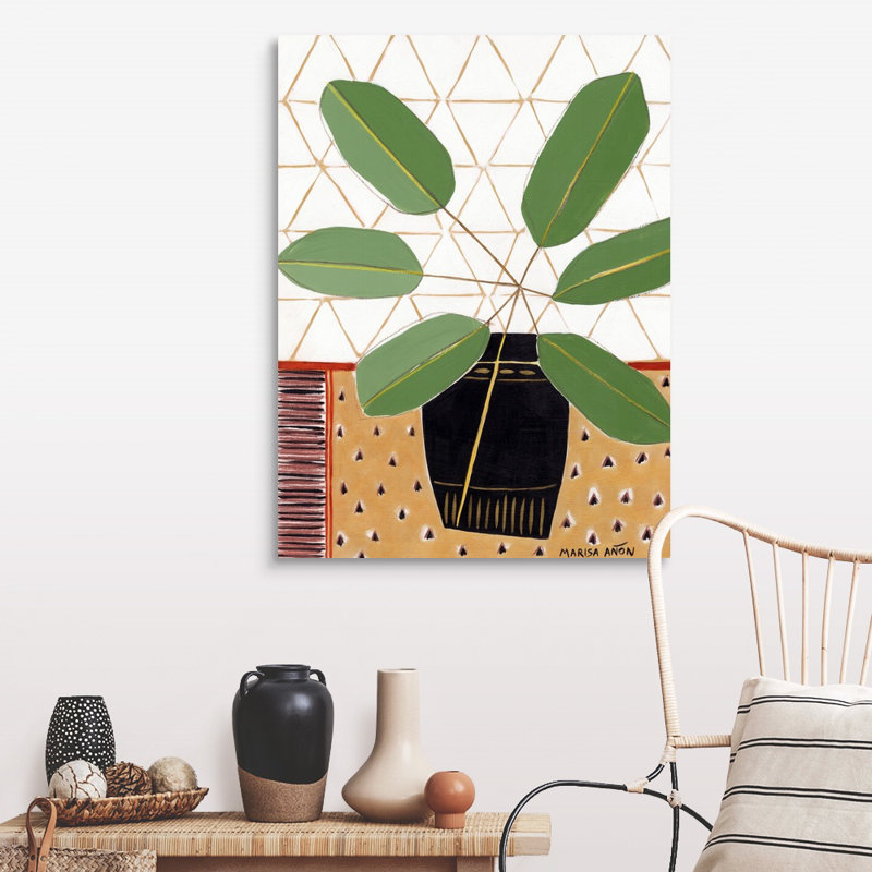 Art sur toile nappe dorée IV, Toile tendue, H 40 po x l 30 po