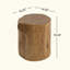 Table d'appoint MGO, table d'appoint en bois peinte à la main pour une utilisation intérieure et extérieure