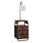 Lampe sur pied moderne avec table d'appoint, éclairage 3 couleurs et ports de chargement
