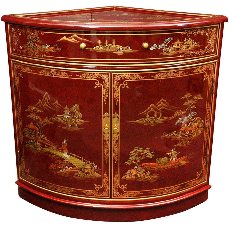 Camille Solid Wood Accent Cabinet