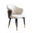 Light-luxury Leather Backrest Accent Chair