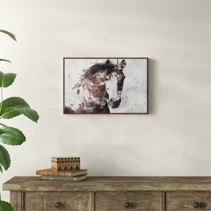 « Gorgeous Horse » d'Irena Orlov - impression sur toile, 16 po x 24 po, Reproduction avec cadre flottant, Flotteur