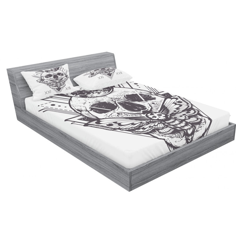 Microfiber Sheet Set, Full Sheet Set with Fitted Sheet
