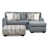100 % polyester gris
