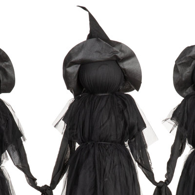 LED Lighted Witch Garden Stake