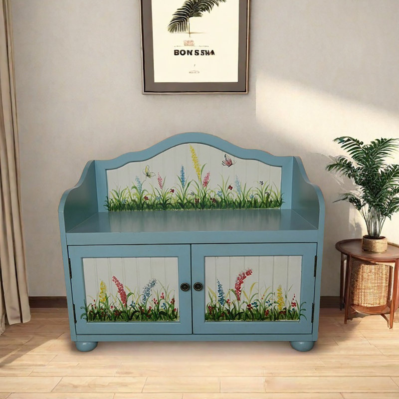 31.5in Retro style Shoe Change Stool