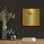 Lark Manor ™ «Orange Lite 2» par Jan Weiss, art mural en métal-1920234732