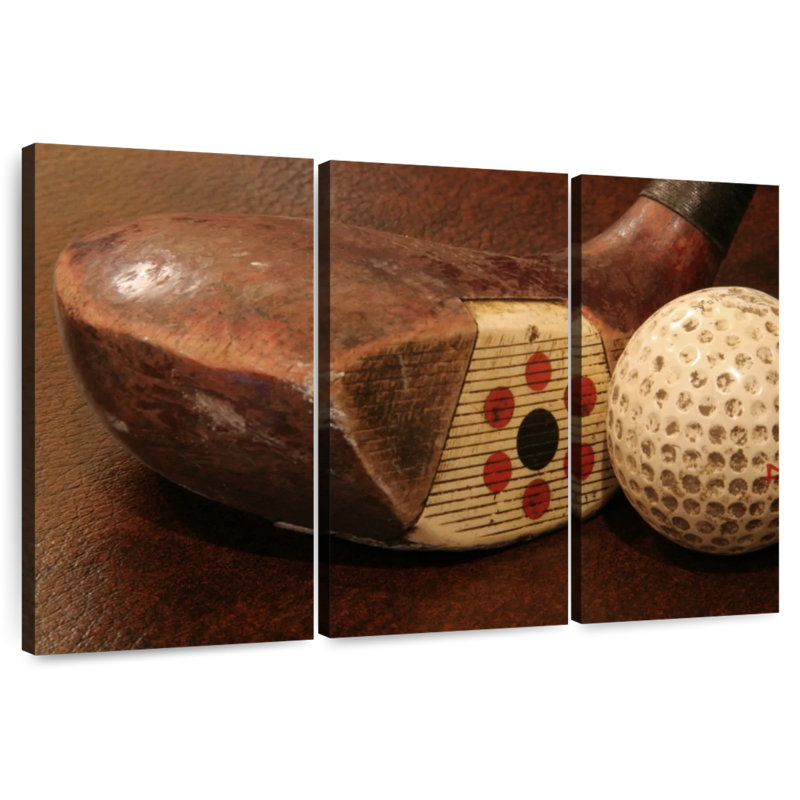 Senne club et balle de golf, H 24 po x l 38 po