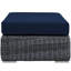 Repose-pieds d'extérieur rectangulaire Sunbrella Modway Summon-31483498