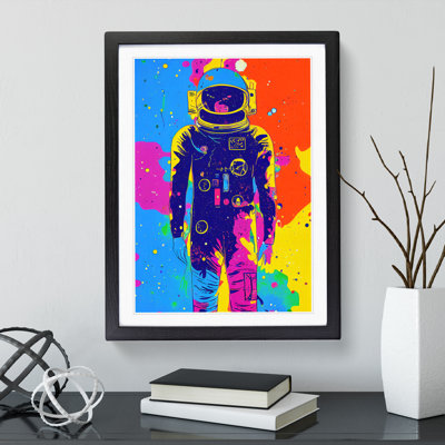 Colourful Astronaut - Wall Art