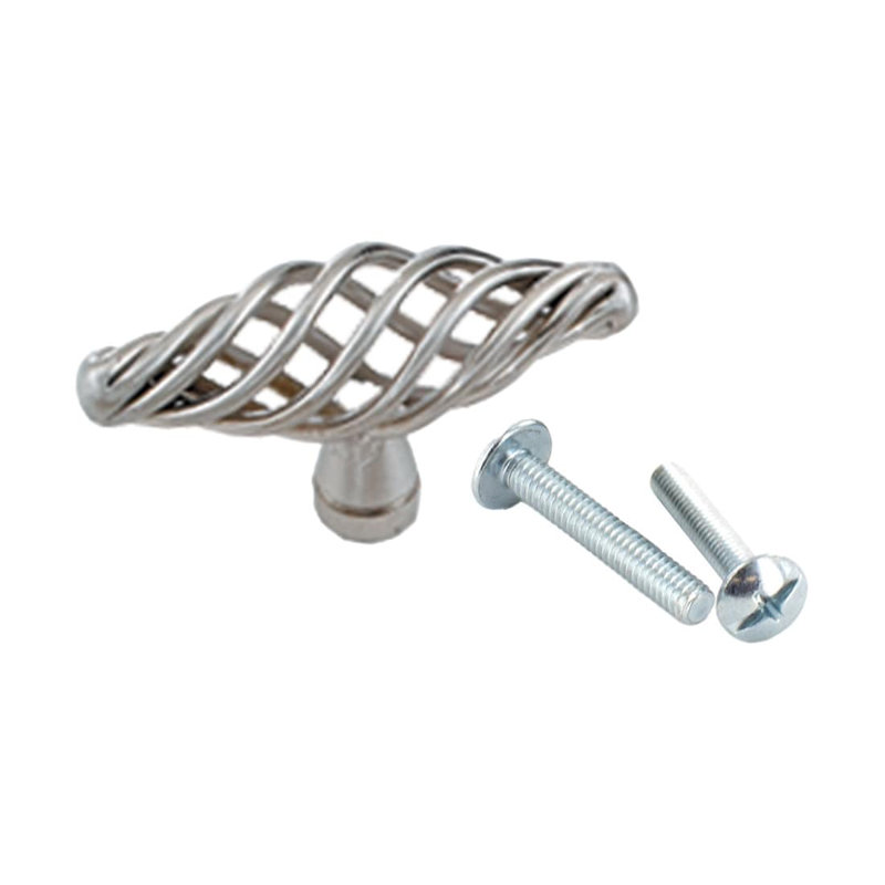 Outwater 25 Pack Cabinet Knobs  Modern Zinc Alloy Construction, 2 3/8", Satin Nickel