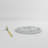 Endurathane Elena Ceiling Medallion, 19 5/8"OD x 2 3/8"ID x 2 3/8"P, Factory Primed