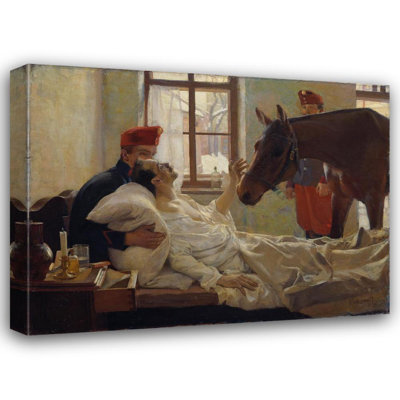 "A Dear Visit a ??Last Visit" by  Max Kurzweil - Gallery Wrap Canvas Wall Art