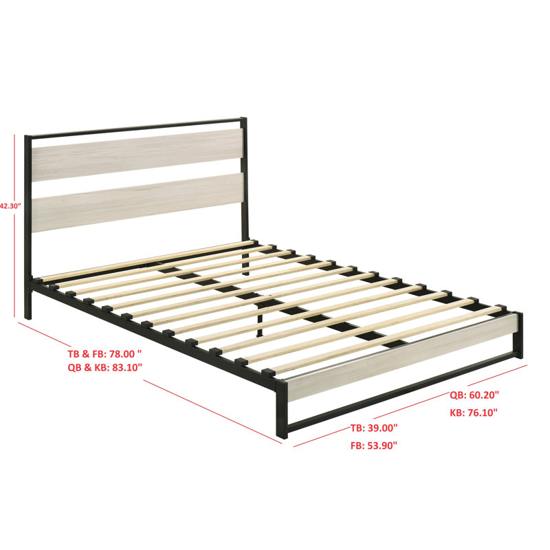 Yari Slat Bed, Twin