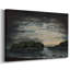 Paysage marin de minuit I - Cavas enveloppés de galerie-239139317