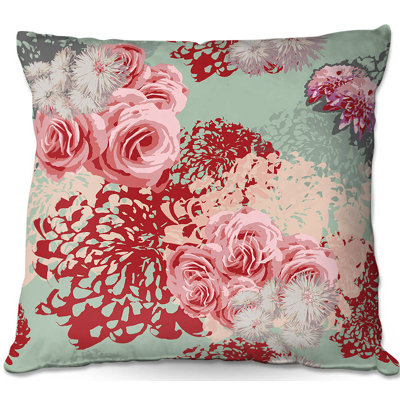 Mint/Blush Throw Pillow