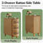 Table de chevet en bois, table de bout, table d'appoint