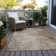 Machine Washable Indoor/Outdoor Xhevrie Taupe Rug