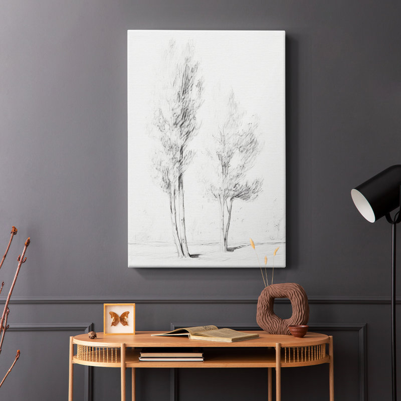 Croquis rétro IV - galerie Cavas, H 36 po x l 24 po