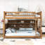 Lit superposé en bois avec tablettes et lumières-978687203-978687200