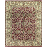 Magnolia Wool Oriental Area Rug in Light Yellow/Red