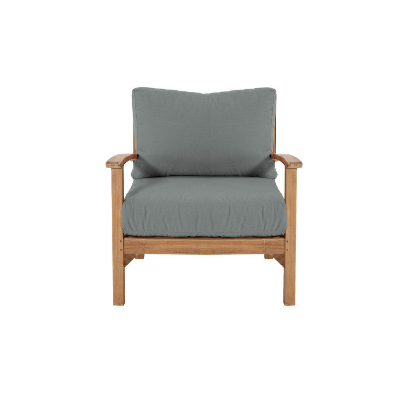 Huntington Outdoor 10 - Piece Teak Conversation Set, Coal