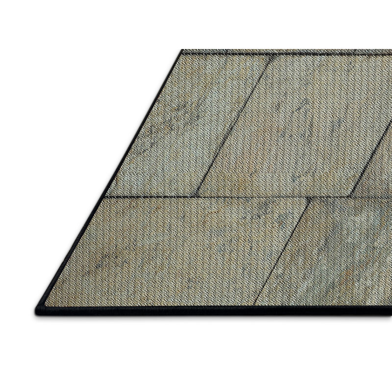 Tapis brun/gris à motifs Annabella, Rectangle 8 pi x 12 pi