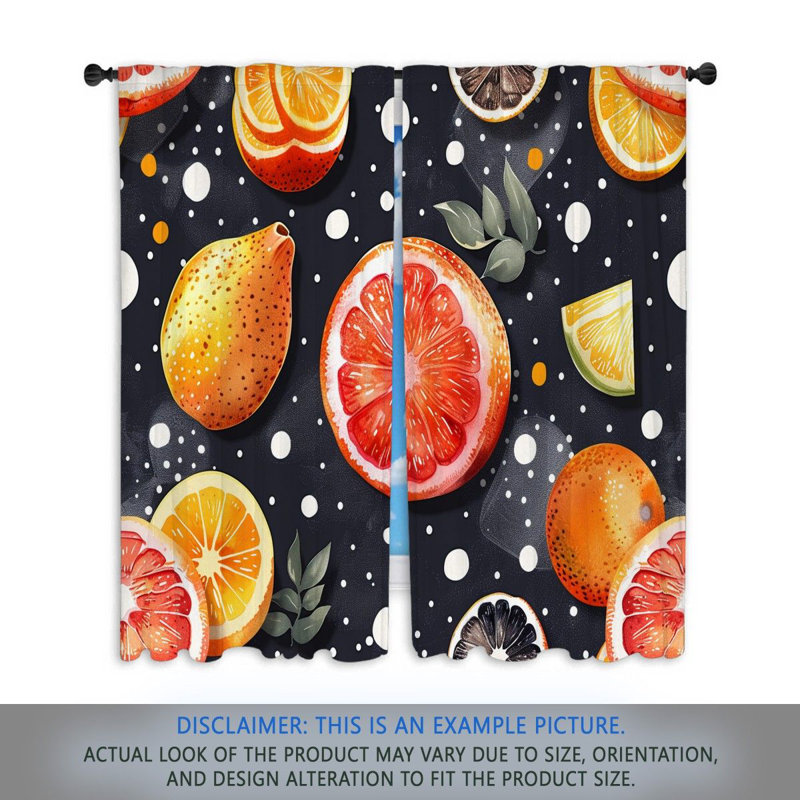 Kiyanni Sheer Curtain Single Panel, 50"W x 84"L