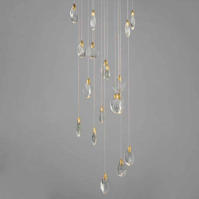 Pebble-Multi-Light Pendant, 18, 4, 4.75" H x 21.75" W x 21.75" D
