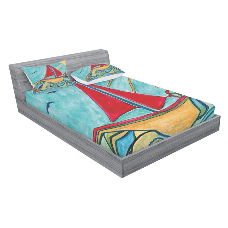 Microfiber Sheet Set, Full Sheet Set with Fitted Sheet