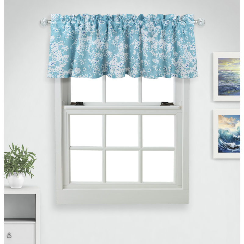 Cantonnière sur mesure Denicia, Turquoise