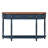 52" Retro Curved Wood Console Table