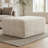 Accent Stool, Footstool Ottoman Modern Accent Seat, Upholstered Ottoman, Foot Stool, Pouf Ottoman, Single Ottoman Modular Part For Sectional Sofa