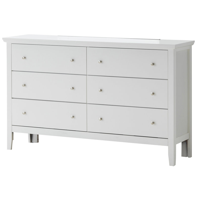 Commode avec 6 tiroirs pour la chambre à coucher