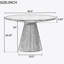 Table à manger ronde, table à manger moderne, table à manger