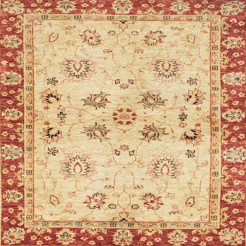 Abstract Indoor Rug, Square 3'