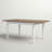 Kinsler Rubberwood Solid Wood Dining Table