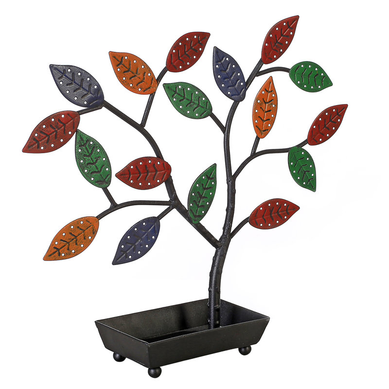 Tree Design Organizer Jewellery Stand, Red/Green/Blue/Black/Orange