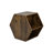 Hexagonal Coffee Table Side Table Nightstand Antique Wood