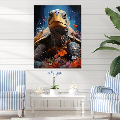 Street Art Turtle - Tortue, reproduction d'art sur toile