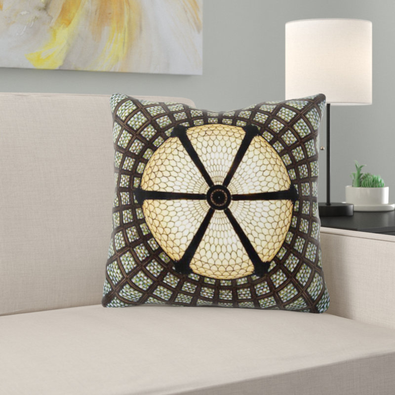 Coussin en verre coloré