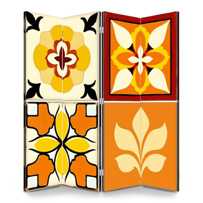 Paravent mexicain 6 panneaux paravent Royal Floral
