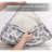 Grey Leopard Print Pillowcase Set With Envelope Closure-1697793080