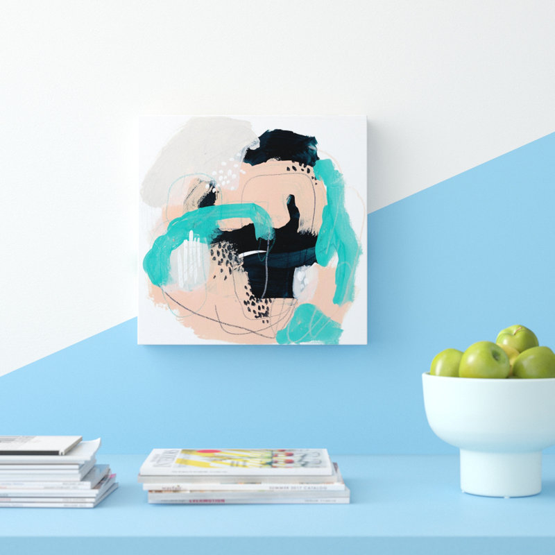 « torrent i », impression sur toile tendue, H 37 po x l 37 po x P 1,5 po, Pas de tapis, Toile tendue