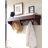 Ajwad 36"W Cottage Beach House Design Wall Mounted Coat Rack and Bench Set with Storage-884106912