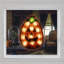 Présentoir pour fenêtre holographique citrouille Halloween